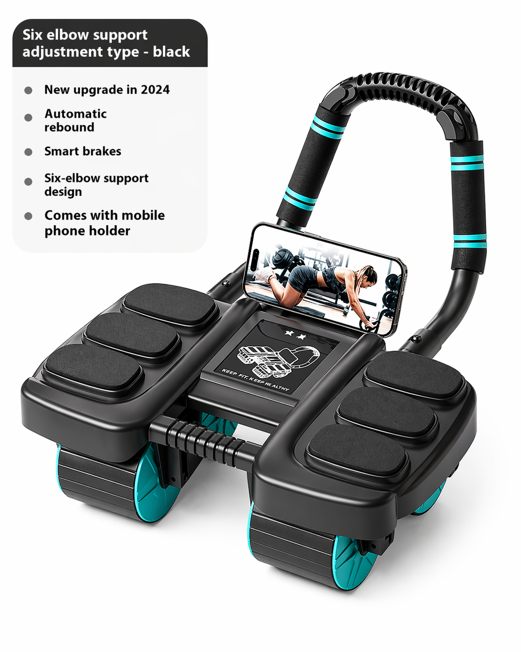 Multi-Wheel Fitness Ab Roller